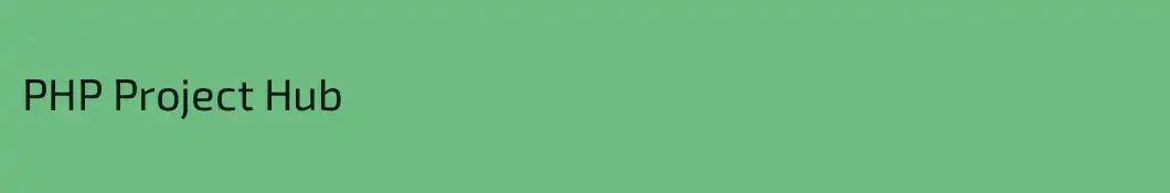 PHP Project Hub